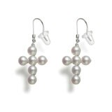 あこやパール 18K ホワイトゴールド ピアス 3.5mm SHW0078