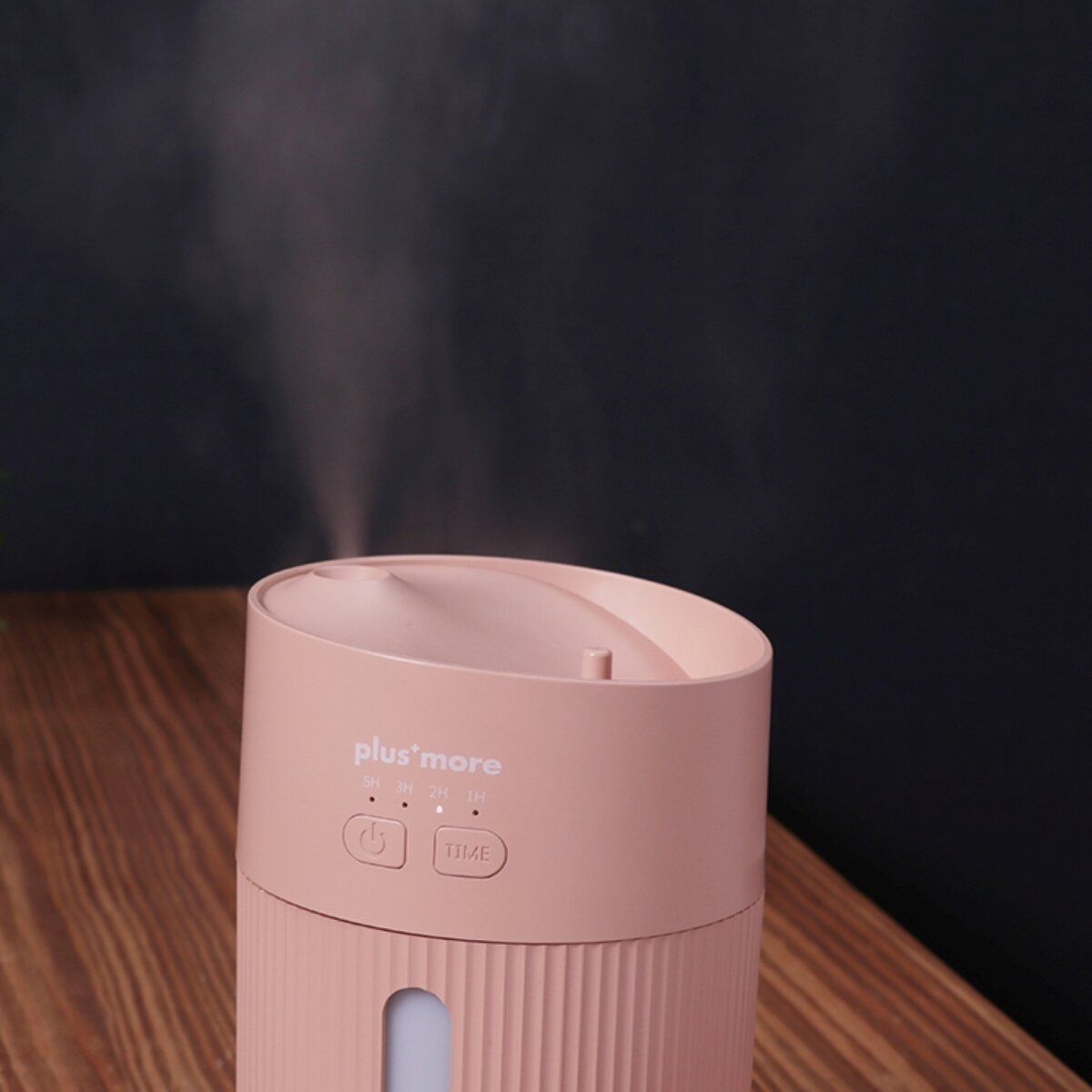 プラスモア コードレス上部給水加湿器 MO-HF019 ピンク