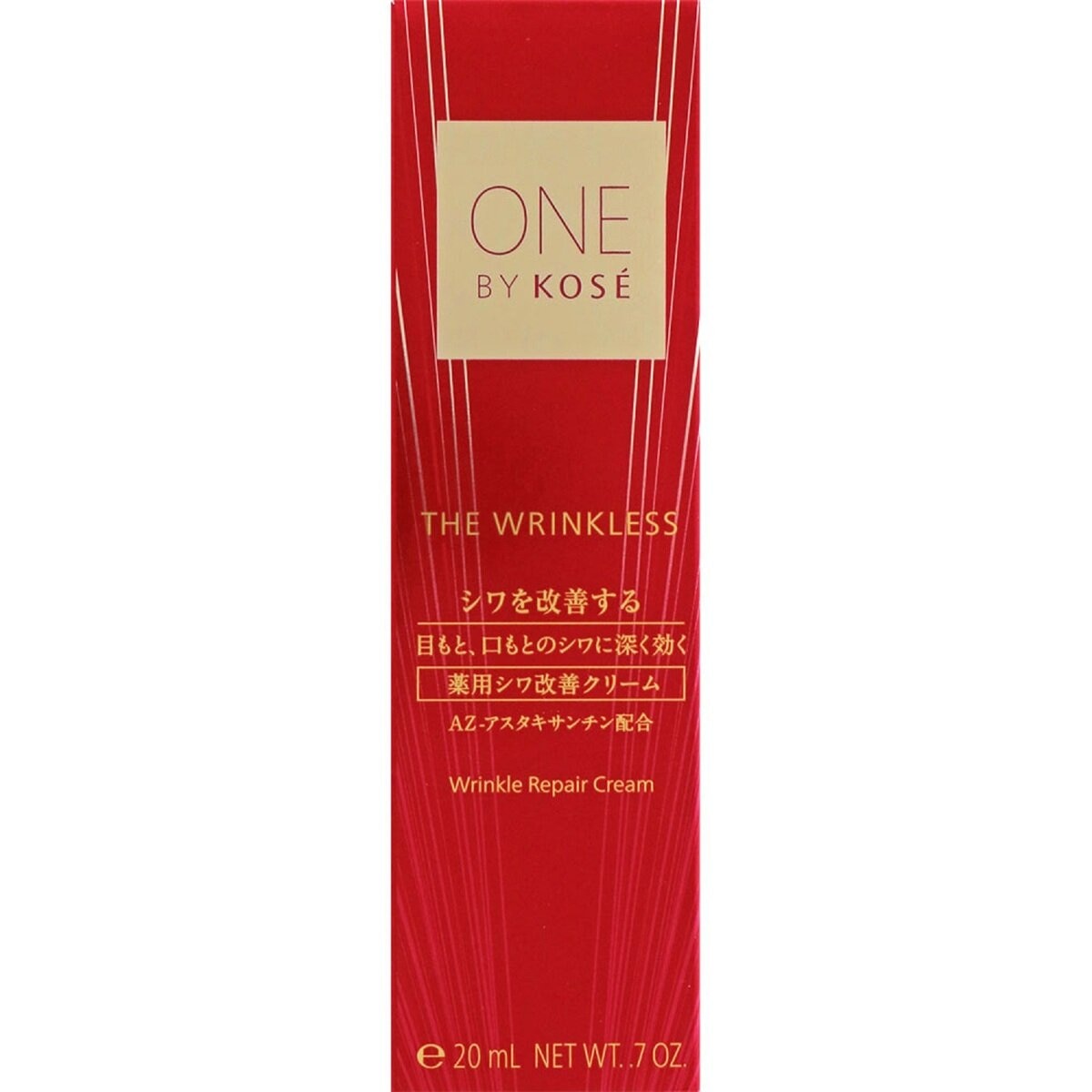 ONE BY KOSE ザ リンクレス [薬用シワ改善クリーム] アイクリーム 無色 20グラム