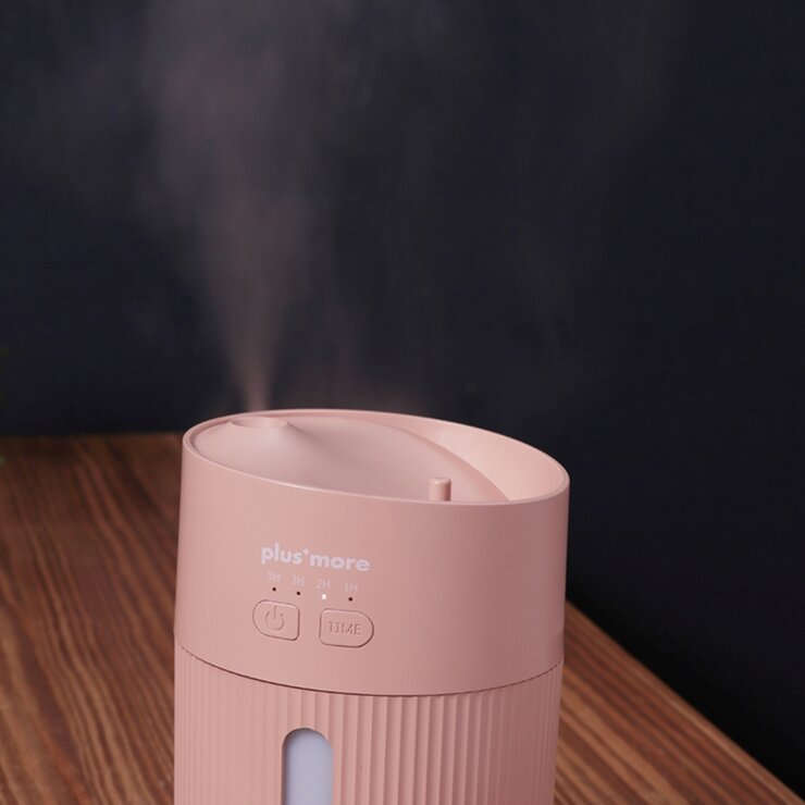 プラスモア コードレス上部給水加湿器 MO-HF019 ピンク