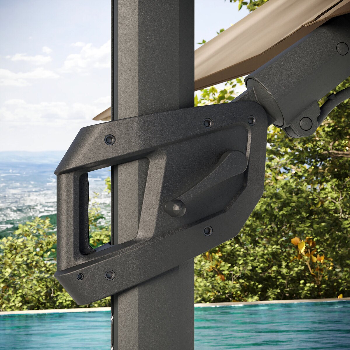 シーズンズセントリー 10x13フィート (約3.0m x 4.0m) ガーデンパラソル シーズンズセントリー 10x13フィート (約3.0m x 4.0m) ガーデンパラソル