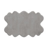 Mon Chateau フェイクファーラグ 60 x 99cm グレーソリッド