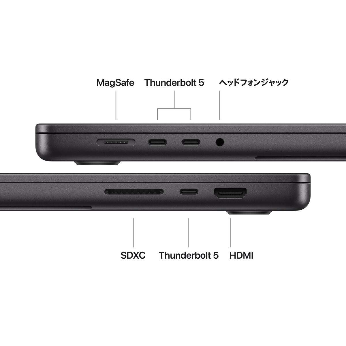 Apple/MacBook Pro 16インチ/18コアCPU/ 20コアGPU/M5 Proチップ /24GB/1TB SSD-スペースブラック