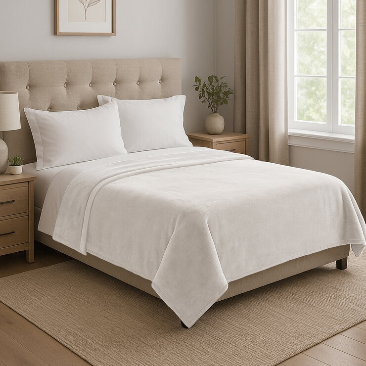 カークランドシグネチャー ブランケット ダブル クラウドダンサー