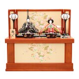 ひな人形 親王収納箱飾り 4E12-CS-021