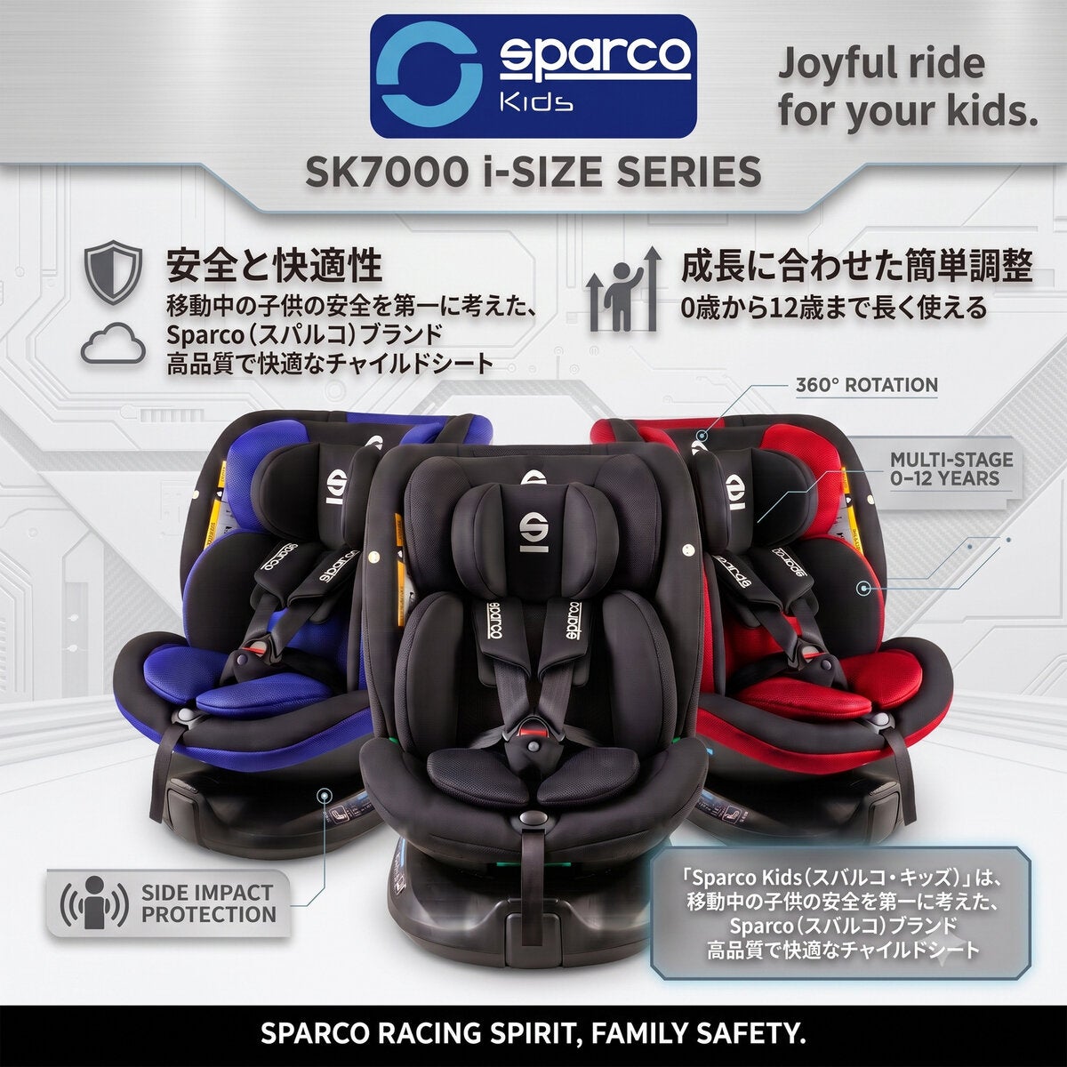 スパルコ チャイルドシート 回転式 スパルコ チャイルドシート 回転式