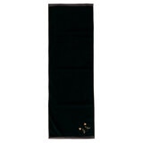 Uchinoko うちのニャンコ毛並ロングフェイスタオル 34cm x 100cm 3枚組 黒猫/ブラック