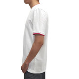 トミーヒルフィガー メンズ 半袖 Tシャツ ホワイト（OPTIC WHITE）M