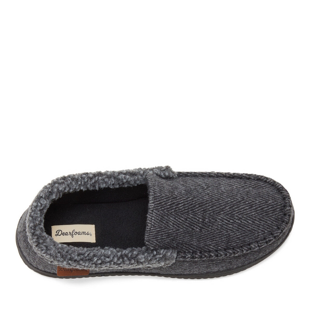 DEARFOAMS メンズ スリッパ ブラック L