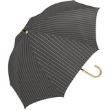assa 日傘長傘 FL50STD グレー / ペンシルストライプ FL773