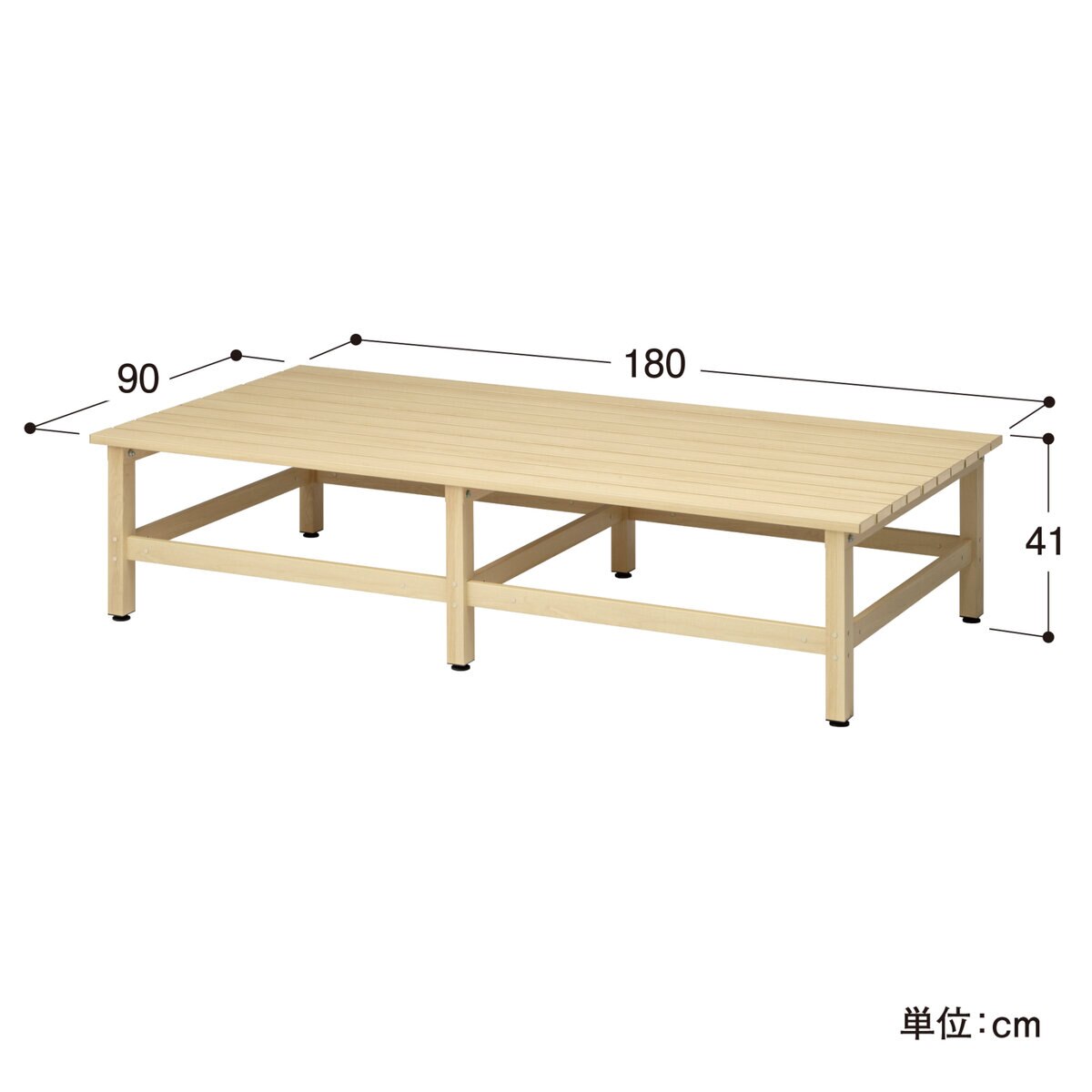 タカショー 美ウッドデッキ 90X180cm BEW-D918