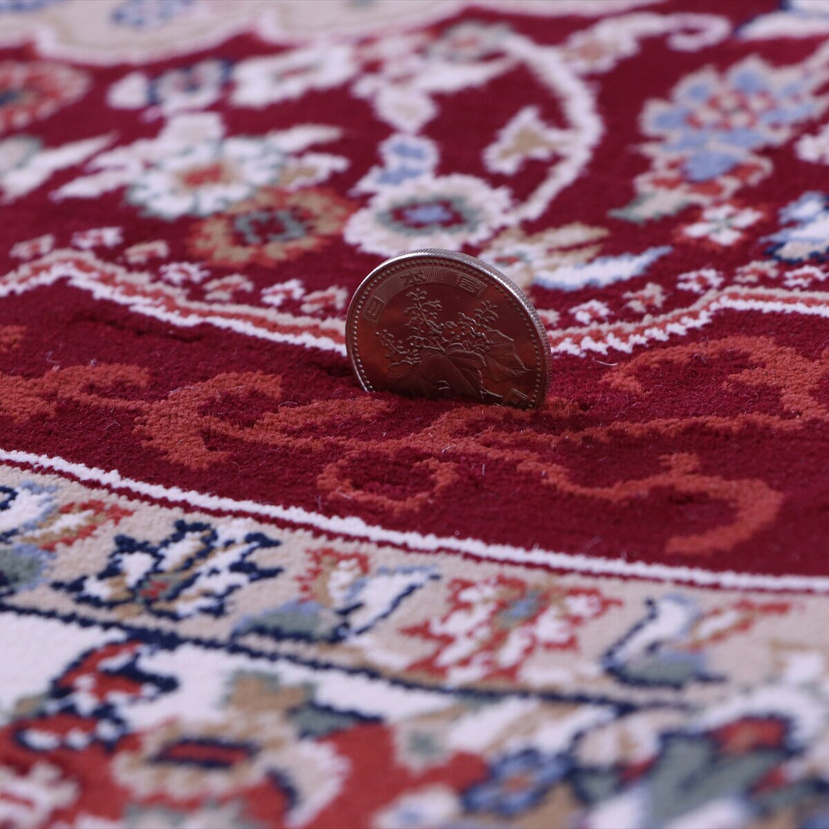 ウィルトン織りマット ベルミラ 50 x 80cm ワイン ウィルトン織りマット ベルミラ 50 x 80cm ワイン