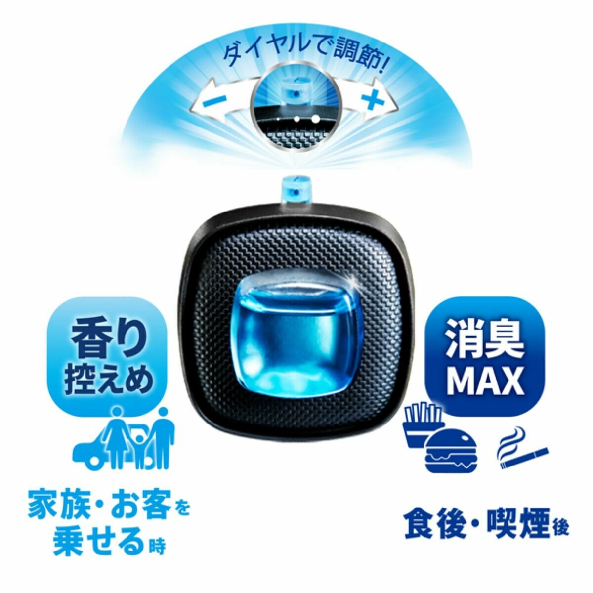 ファブリーズ 消臭芳香剤 車用 イージークリップ 消臭成分最高レベル フレッシュシャボン 2.5mLｘ6個