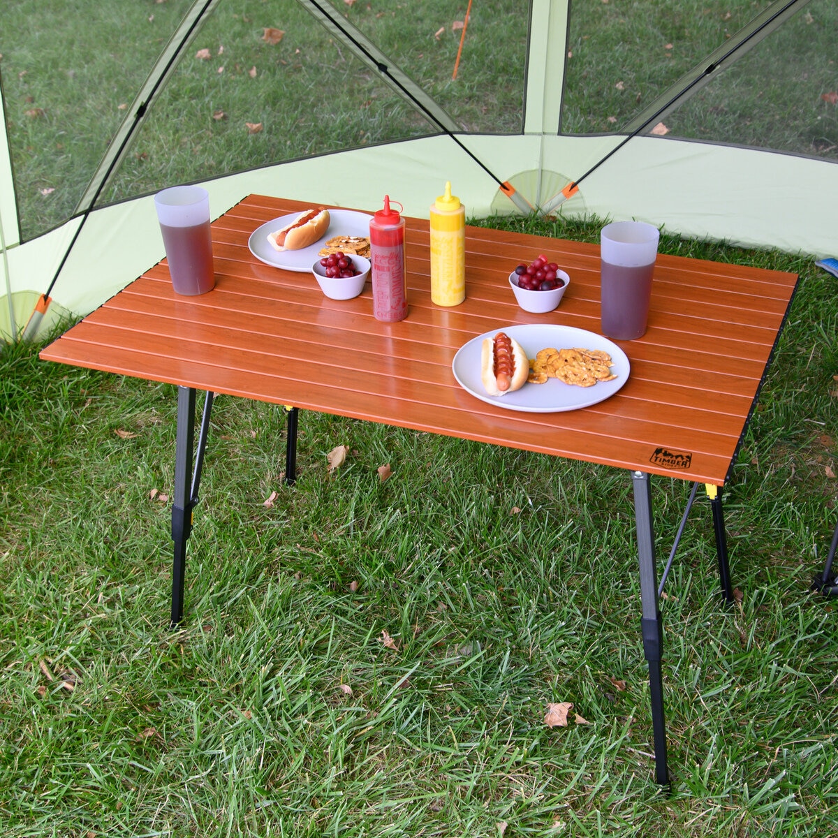 ティンバーリッジ アルミ製キャンプテーブル