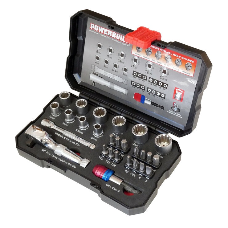 POWER BUILT スプラインソケットセット 28ピース PBKBT0943 POWER BUILT スプラインソケットセット 28ピース PBKBT0943