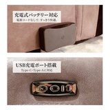 電動パーソナルリクライニングチェア グレー