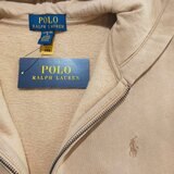ポロ ラルフローレン キッズ フリース フルジップ パーカー カーキ