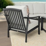 アジオ Stinsley 屋外用 ソファー & テーブル 4点セット アジオ Stinsley 屋外用 ソファー & テーブル 4点セット