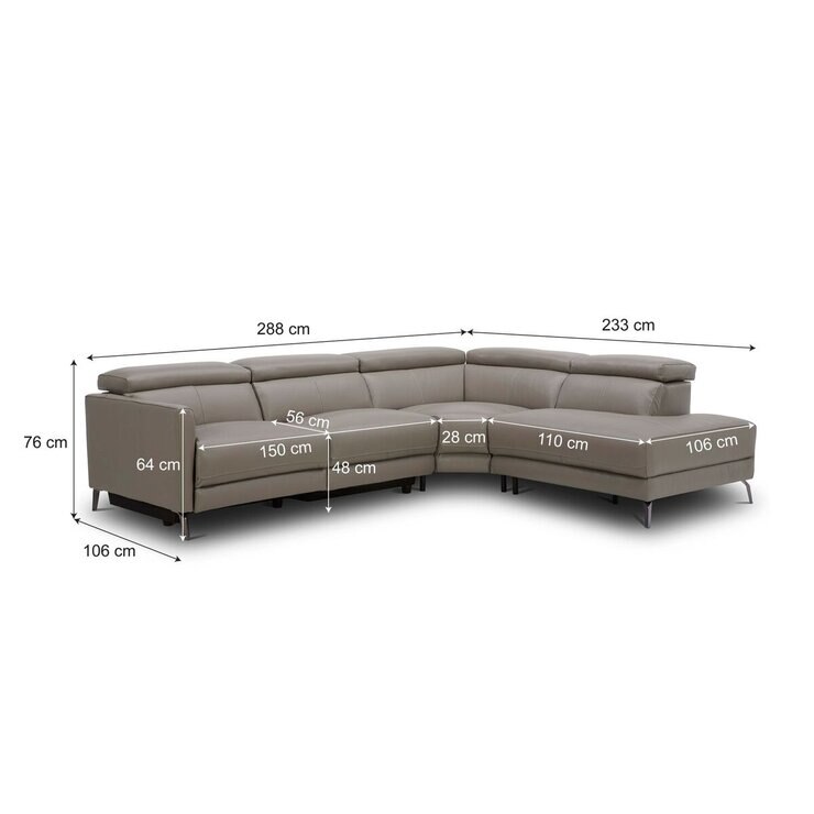 Gilman Creek Furniture 電動 革製リクライニングソファ 3ピース Gilman Creek Furniture 電動 革製リクライニングソファ 3ピース