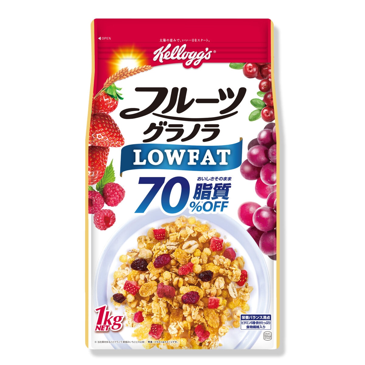 ケロッグ フルーツグラノラローファット 1kg