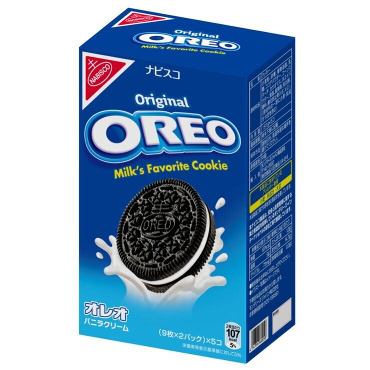 オレオ バニラクリーム クッキー 9枚 X 2パック X 5個 オレオ バニラクリーム クッキー 9枚 X 2パック X 5個