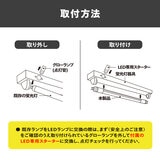 フィリップス LED直管 20W グロー式 昼光色 2本セット