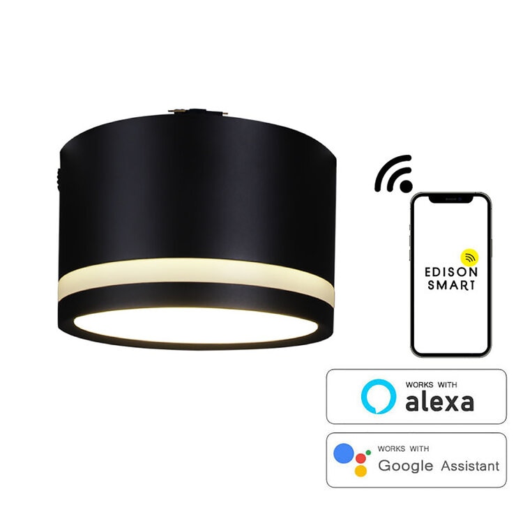 Edison Smart(エジソンスマート) TREOミニシーリングライト ダクトレール用 ブラック TRE-TL178BK