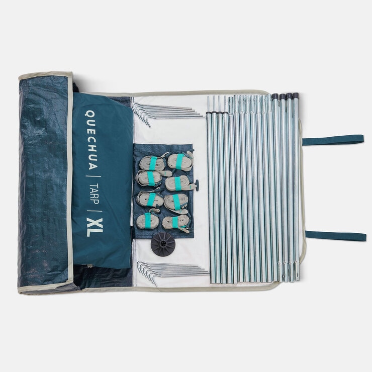 ケシュア キャンプ多機能タープ UVカット