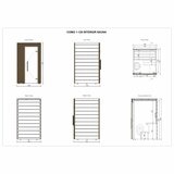 Saunature インドアサウナキャビン Como 1-120