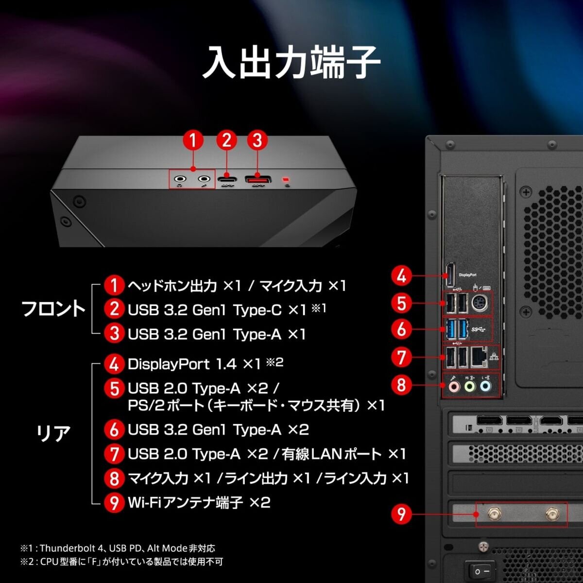 MSI ゲーミングデスクトップPC/intel Core i5/メモリ16GB/SSD 1TB/MAG INFINITE S3 14NUC5-2637JP