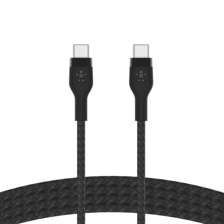 Belkin BoostCharge Pro Flex USB-C to USB-C ケーブル 60W 1m ブラック CAB011BT1MBK Belkin BoostCharge Pro Flex USB-C to USB-C ケーブル 60W 1m ブラック CAB011BT1MBK