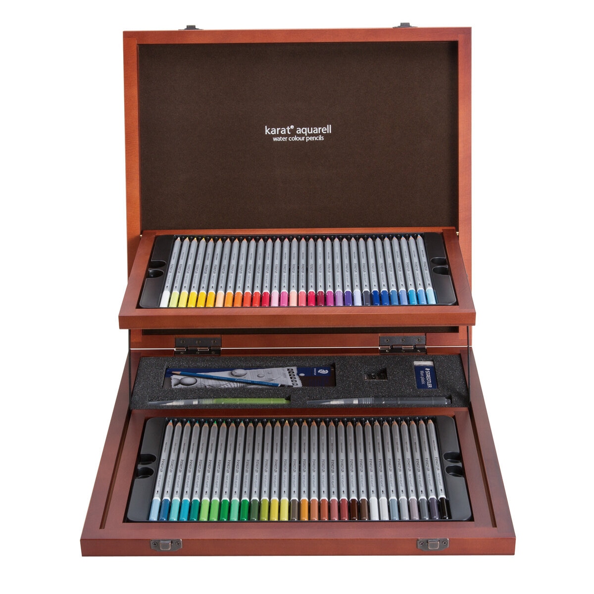 ステッドラー カラト アクェレル水彩色鉛筆 60色 クリエイティブボックス