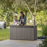 ケター ダーウィン 屋外用デッキボックス 570L グレー ケター ダーウィン 屋外用デッキボックス 570L グレー