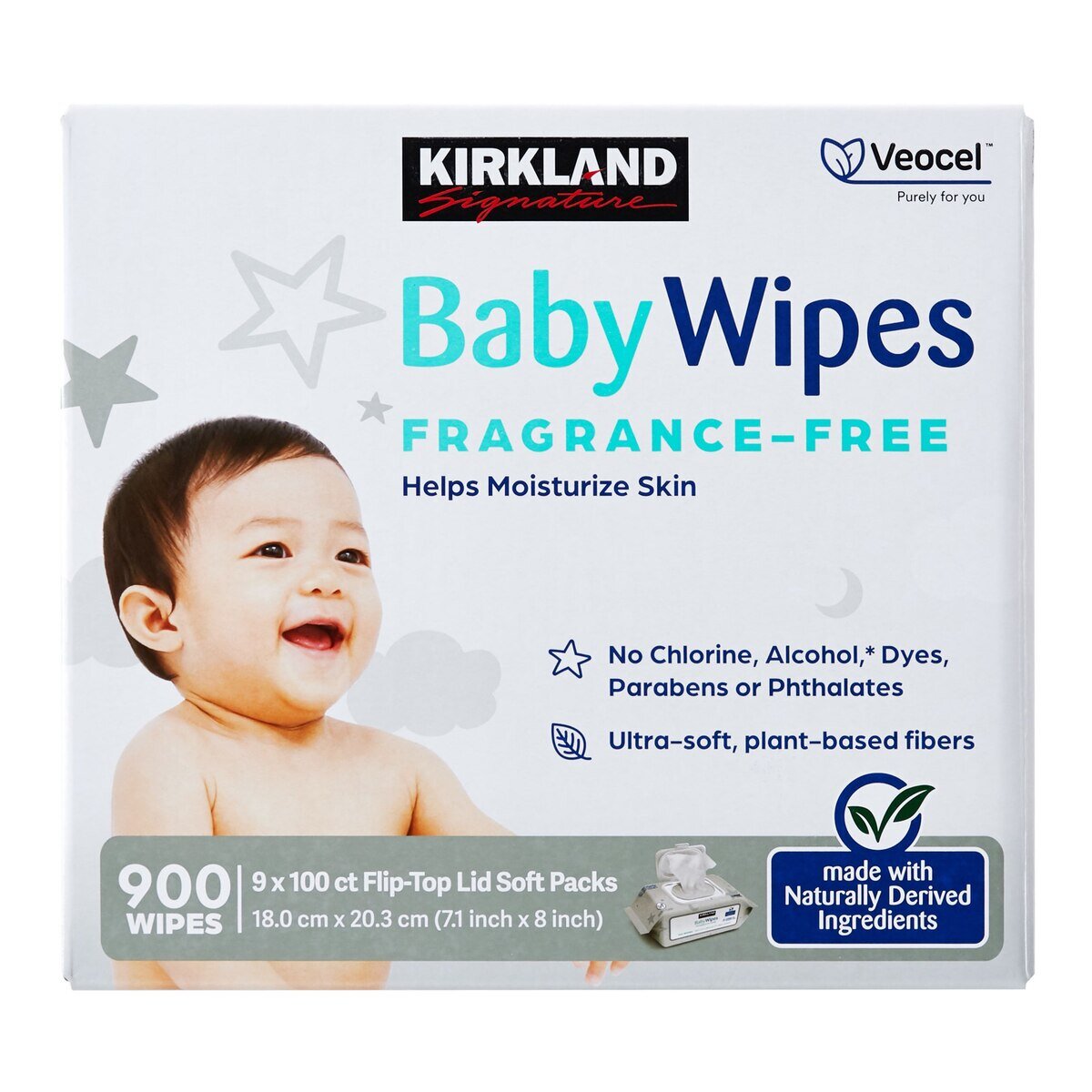 Baby Wipes ベビーワイプおしりふき　900枚x2箱セット