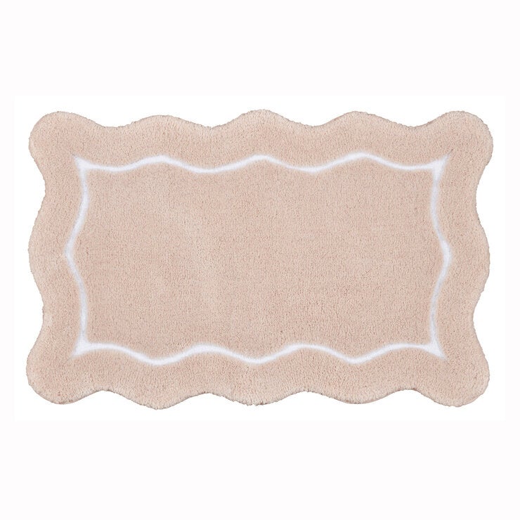 RIVIERA HOME マイクロファイバー バスマット 53cm x 86cm ピンク RIVIERA HOME マイクロファイバー バスマット 53cm x 86cm ピンク