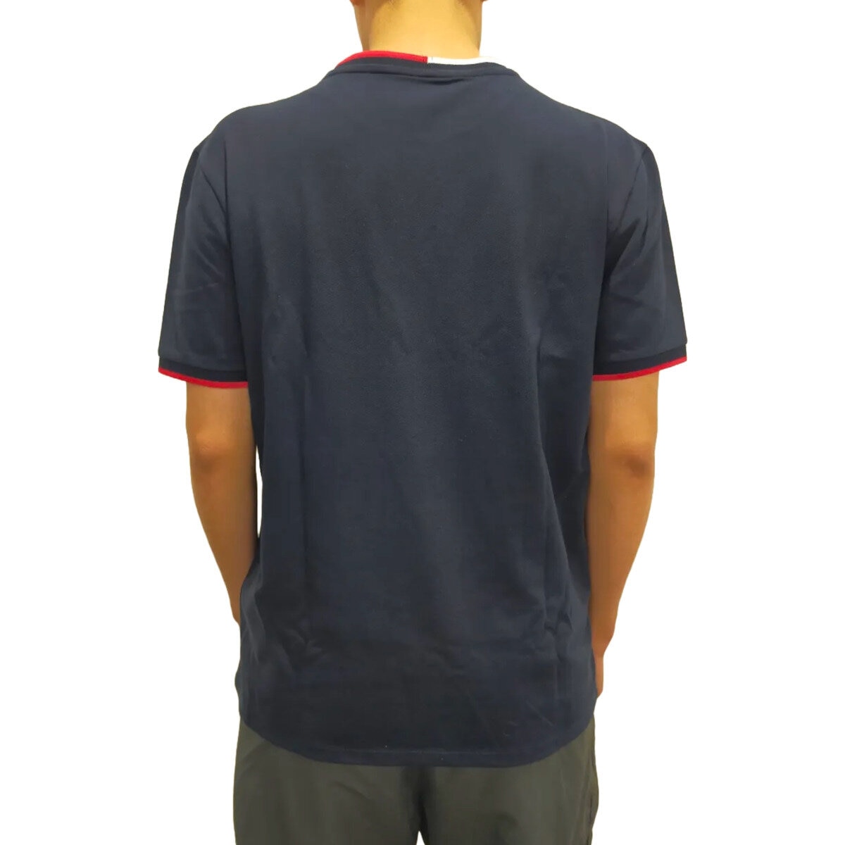 トミーヒルフィガー メンズ 半袖 Tシャツ ネイビー A（DESERT SKY）S