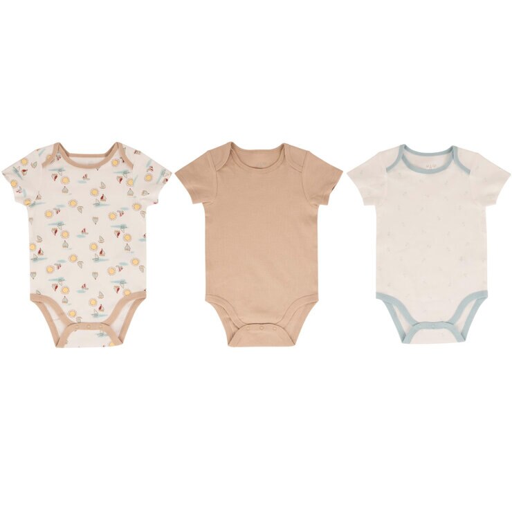 LE TOP ベビー ボデイースーツ 5枚組 ヨット 24M