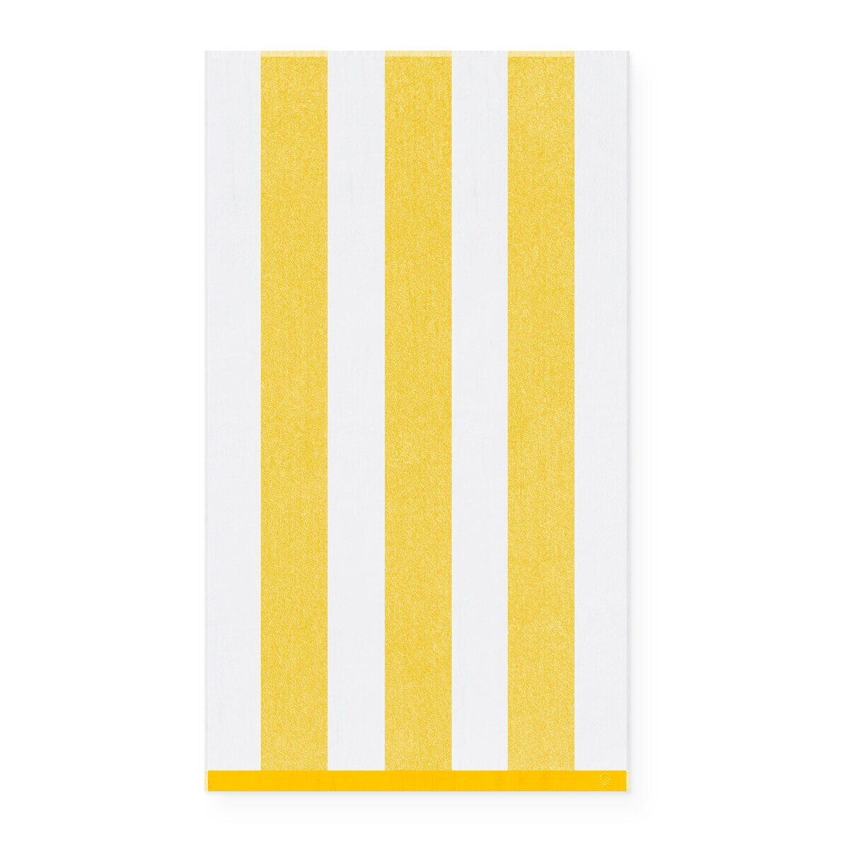 ベネトン ビーチタオル 90cm x 160cm イエロー