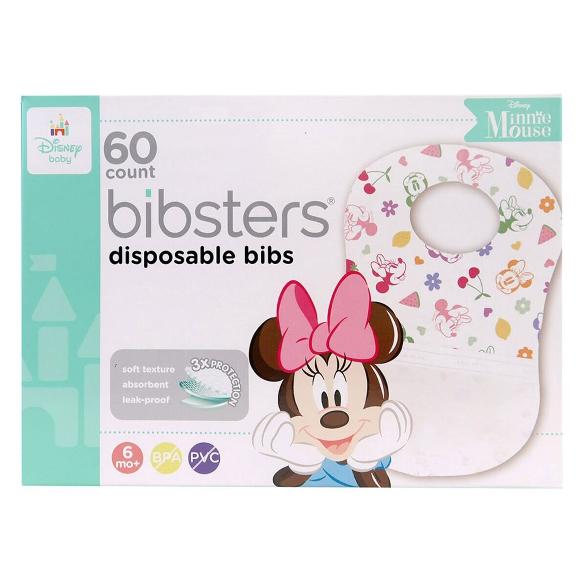 ディズニービブスター 使い捨てエプロン60枚入り ミニー