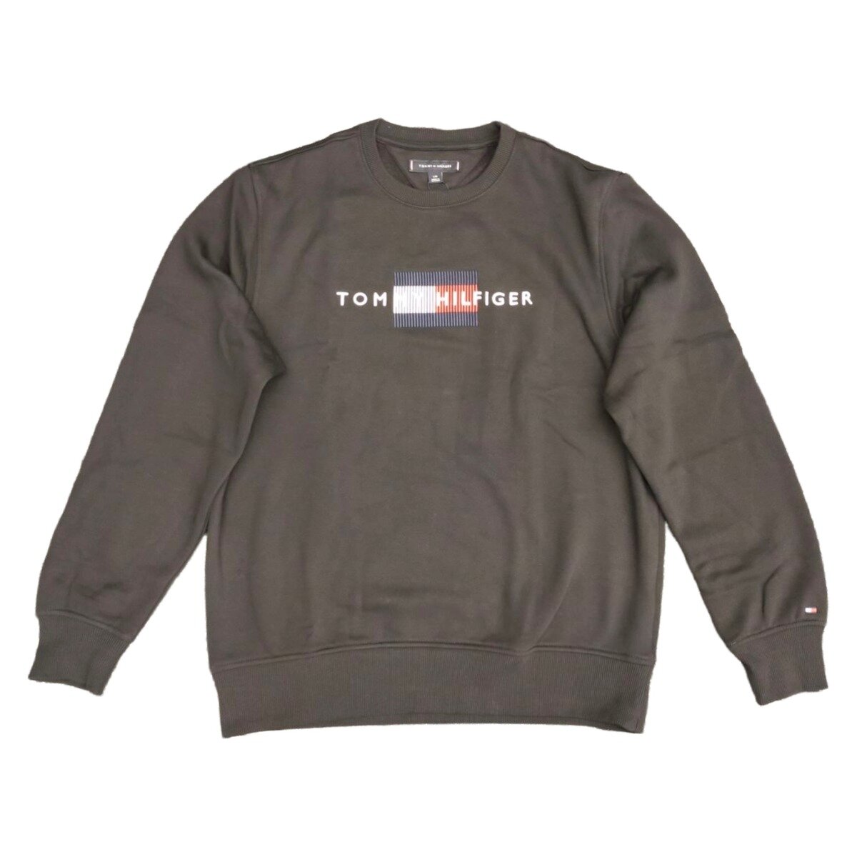 トミーヒルフィガー メンズ スウェットシャツ ブラック L