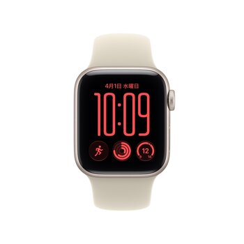 Apple Watch SE3 GPS 40mm スターライトアルミニウムケースとサンドスポーツバンド - S/M Apple Watch SE3 GPS 40mm スターライトアルミニウムケースとサンドスポーツバンド - S/M