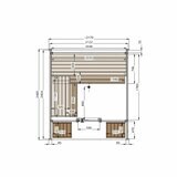 Saunature Dice Comfy アウトドアサウナキャビン