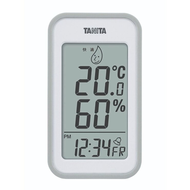 タニタ 温湿度計 TT-559G 2個組 - グレー タニタ 温湿度計 TT-559G 2個組 - グレー