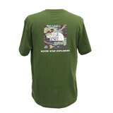ザ ノースフェイス メンズ エボリューション ボックス カモ フィル 半袖 Tシャツ ウッドランドグリーン S