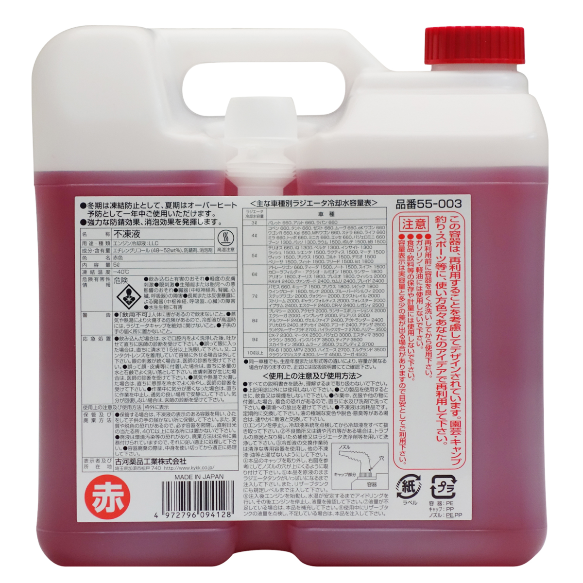 古河薬品工業(KYK) ラクラク クーラント 5 L