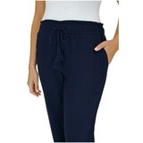 ブリッジ レディース リネン パンツ ネイビー M