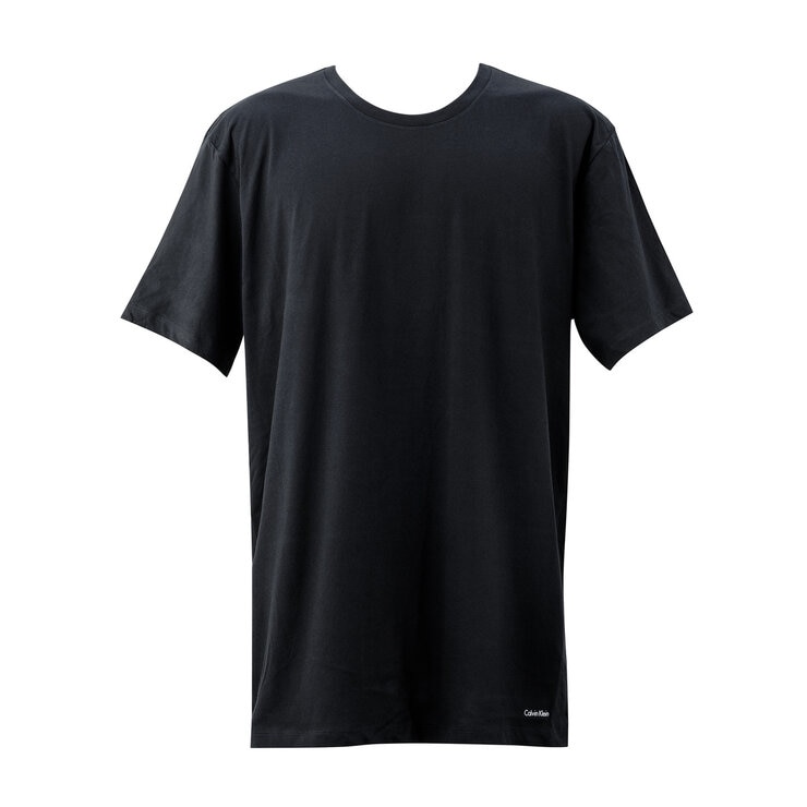カルバンクライン クルーネックTシャツ 3枚組 ブラック L
