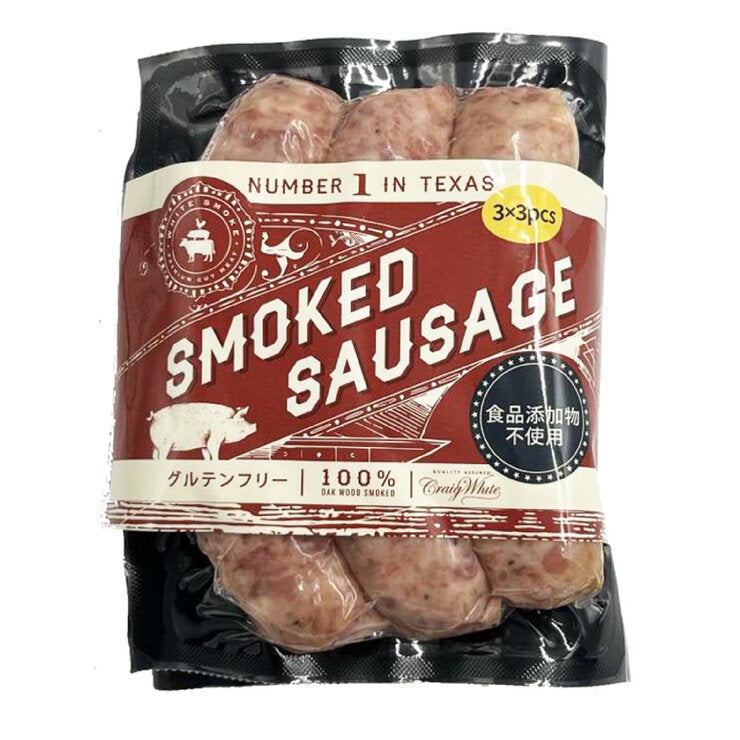 ホワイトスモーク スモークソーセージ 80g x 9本 ホワイトスモーク スモークソーセージ 80g x 9本