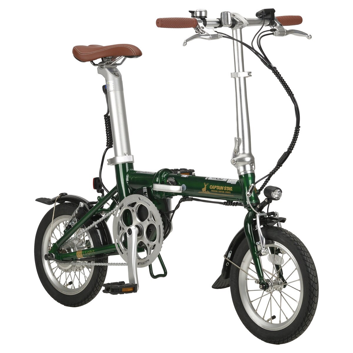CAPTAIN STAG E RELIGHT 電動アシスト自転車 グリーン