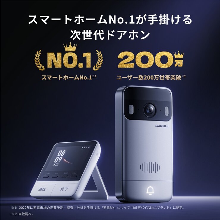 スイッチボット スマートテレビドアホン W6802000